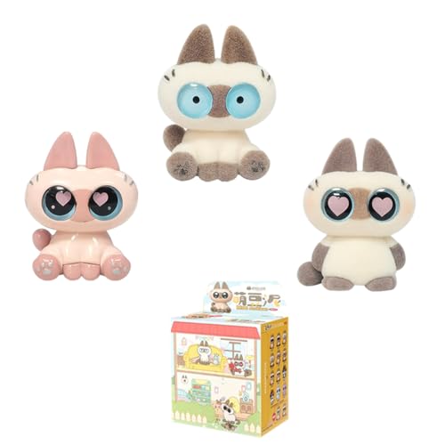 Moe Azukisan Mini Bean Serie Blind Box Action Figuren Mystery Box Nette zufällige Spielzeuge Geburtstagsgeschenke Weihnachten Sammelspielzeug für Desktop Ornamente, 1 PC von Aven Rabbit