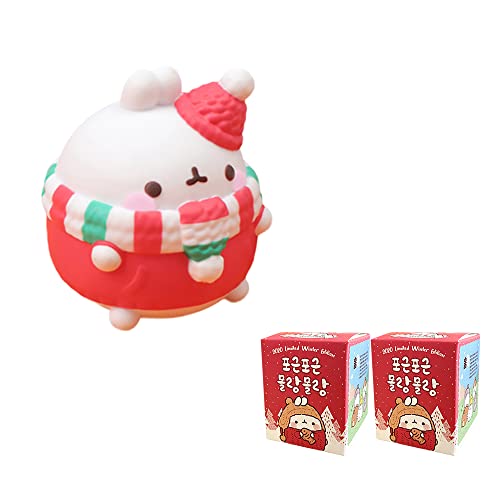 Molang Winter Christmas Rabbits Serie Blind Box Action Figuren Mystery Box niedliche Zufallsspielzeug Geburtstagsgeschenk Weihnachten Sammelspielzeug für Desktop Ornamente,2 PCS Molang Winter Christmas Rabbits Serie Blind Box Action Figuren Mystery Box niedliche Zufallsspielzeug Geburtstagsgeschenk Weihnachten Sammelspielzeug für Desktop Ornamente,2 PCS von Aven Rabbit