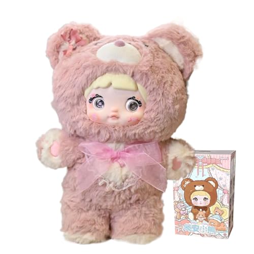 Nommi Good Night Bear Serie Blind Box Action Figuren Mystery Box niedliche Zufallsspielzeug Geburtstagsgeschenk Weihnachten Sammelspielzeug für Desktop Ornamente, 1PC von Aven Rabbit