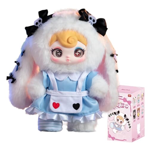 Nommi Sunycoco Sweet Robel Serie Blind Box Action Figuren Mystery Box niedliche Zufallsspielzeug Geburtstagsgeschenk Weihnachten Sammelspielzeug für Desktop Ornamente, 1PC von Aven Rabbit