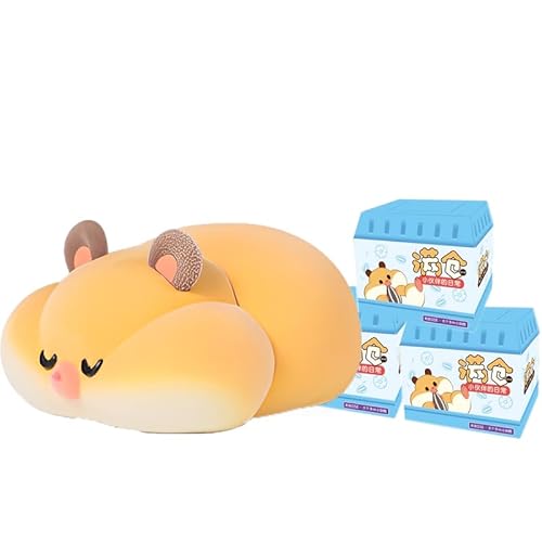 RIBOSE Friends Daily Serie Blind Box Action Figuren Mystery Box Nettes zufälliges Spielzeug Geburtstagsgeschenk Weihnachten Sammelspielzeug für Desktop Ornamente, 3 PCS von Aven Rabbit