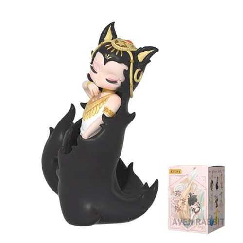 Sleep The Treasure Gallery Serie Blind Box Action Figuren Mystery Box Nettes zufälliges Spielzeug Geburtstagsgeschenk Weihnachten Sammelspielzeug für Desktop Ornamente,1PC von Aven Rabbit