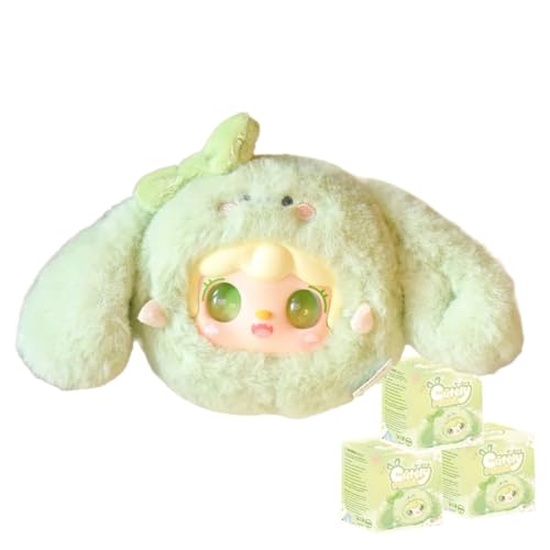 Yooki Cutely Rabbit Serie Blind Box Action Figuren Mystery Box niedliche Zufallsspielzeug Geburtstagsgeschenk Weihnachten Sammelspielzeug für Desktop Ornamente, 3 PCS von Aven Rabbit