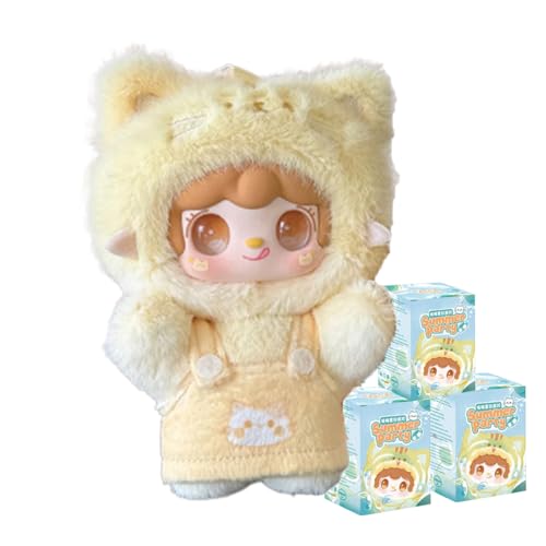 Yooki Summer Party Serie Blind Box Action Figuren Mystery Box niedliche Zufallsspielzeug Geburtstagsgeschenk Weihnachten Sammelspielzeug für Desktop Ornamente, 3 PCS von Aven Rabbit