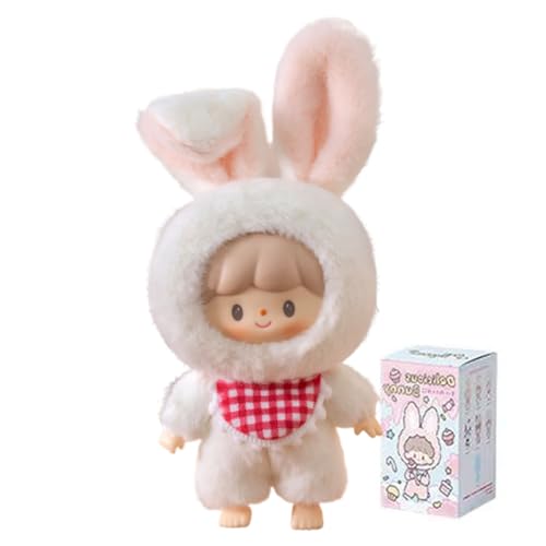 zZoton Delicious Bunny Serie Blind Box Action Figuren Mystery Box niedliche Zufallsspielzeug Geburtstagsgeschenk Weihnachten Sammelspielzeug für Desktop Ornamente, 1PC von Aven Rabbit