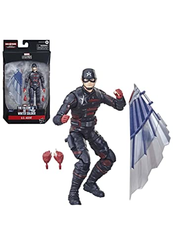 Avengers F0246 Hasbro Marvel Legends Series 15 cm große U.S. Agent Action-Figur, Premium Design und 2 Accessoires, für Kinder ab 4 Jahren von Marvel