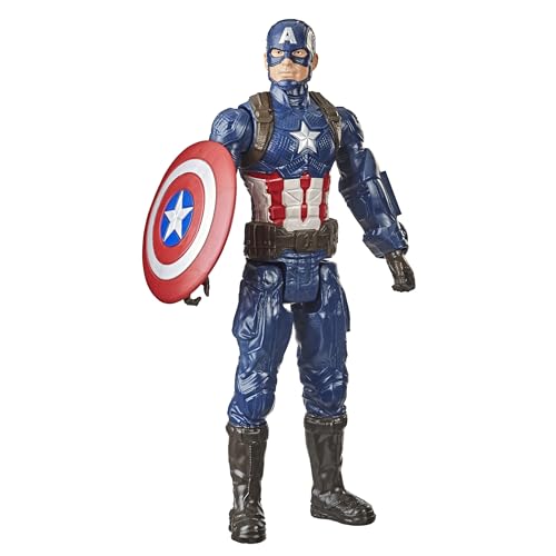 Marvel Avengers Titan Hero Serie Captain America, 30 cm große Action-Figur, Spielzeug für Kinder ab 4 Jahren von AVENGERS