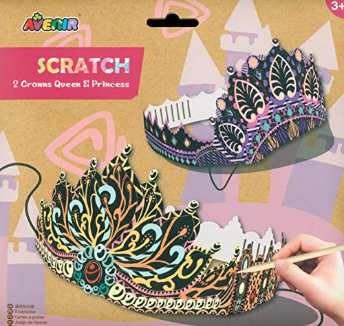 AVENIR 6301451 Scratch Crowns Queens, Mehrfarbig von Avenir