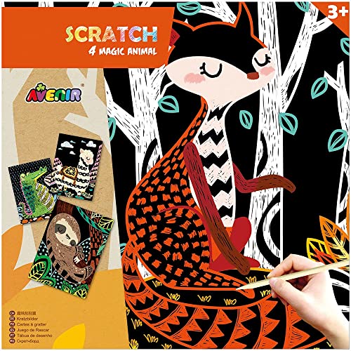 Avenir 6301542 Scratch, Kratzbilder für Kinder, Motiv: Tiere, Kreativset ab 3 Jahren Avenir 6301542 Scratch, Kratzbilder für Kinder, Motiv: Tiere, Kreativset ab 3 Jahren von Avenir