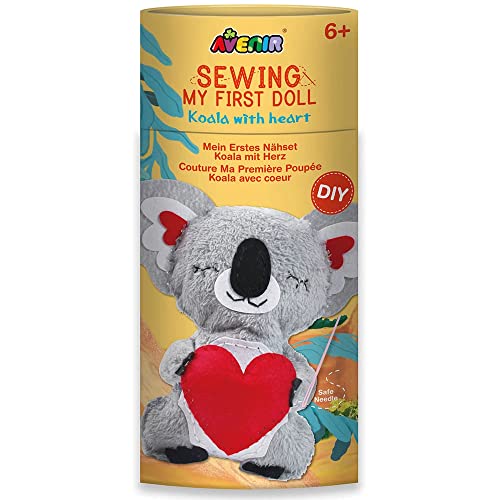 Avenir 6301618 DIY Nähset, Sewing Koala, Bastelset für Kinder, Kreativ-Set, ab 6 Jahren Avenir 6301618 DIY Nähset, Sewing Koala, Bastelset für Kinder, Kreativ-Set, ab 6 Jahren von Avenir