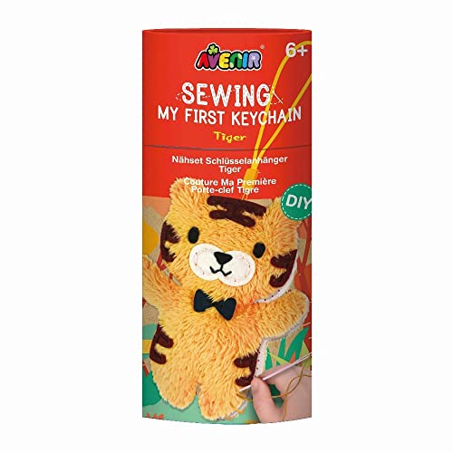 Avenir 6301637 DIY Nähset, Sewing Schlüsselanhänger Tiger, Bastelset für Kinder, Kreativset, ab 6 Jahren Avenir 6301637 DIY Nähset, Sewing Schlüsselanhänger Tiger, Bastelset für Kinder, Kreativset, ab 6 Jahren von Avenir