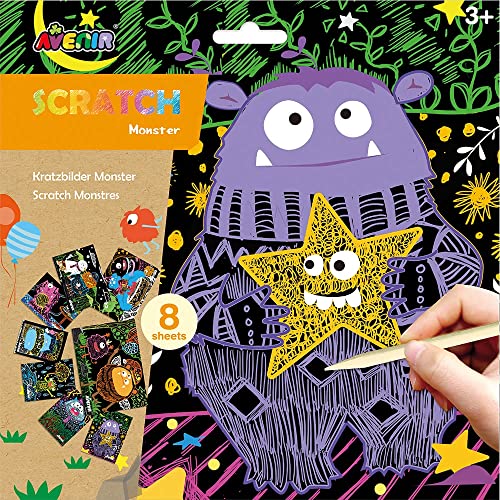 Avenir 31680 6301680 Scratch Boys Monster, Mehrfarbig Avenir 31680 6301680 Scratch Boys Monster, Mehrfarbig von Avenir