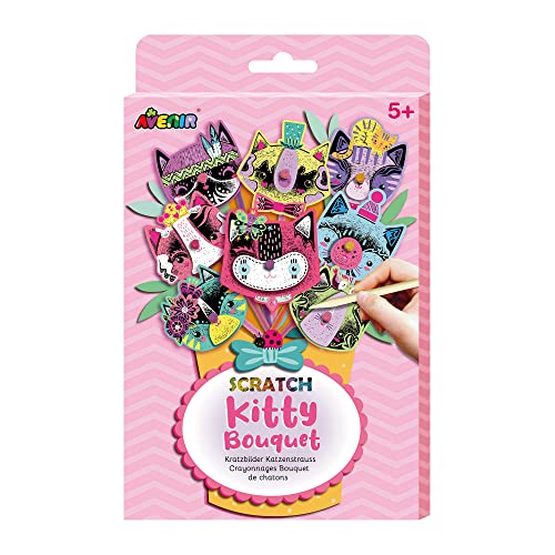 Avenir 6301731 Kratzbilder Bastelset Katzenstrauß, DIY Kreativset für Kinder ab 5 Jahren, Blumenstrauß selber Machen, Bouquet Avenir 6301731 Kratzbilder Bastelset Katzenstrauß, DIY Kreativset für Kinder ab 5 Jahren, Blumenstrauß selber Machen, Bouquet von Avenir
