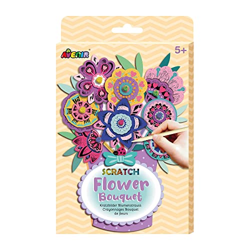 Avenir 6301734 Kratzbilder Bastelset Blumenstrauß, DIY Kreativset für Kinder ab 5 Jahren, Bouquet Avenir 6301734 Kratzbilder Bastelset Blumenstrauß, DIY Kreativset für Kinder ab 5 Jahren, Bouquet von Avenir