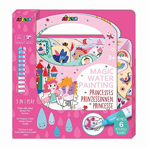 Avenir 6301777 Ausmalspiel Prinzessinnen, 3-in-1 Kreativ Set mit Spielen, Stickern und Ausmalbildern, DIY, Aktivitätenblock für Kinder ab 3 Jahren Avenir 6301777 Ausmalspiel Prinzessinnen, 3-in-1 Kreativ Set mit Spielen, Stickern und Ausmalbildern, DIY, Aktivitätenblock für Kinder ab 3 Jahren von Avenir
