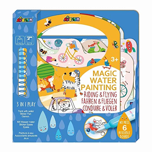Avenir 6301779 Ausmalspiel Fahren & Fliegen, 3-in-1 Kreativ Set mit Spielen, Stickern und Ausmalbildern, DIY, Aktivitätenblock für Kinder ab 3 Jahren Avenir 6301779 Ausmalspiel Fahren & Fliegen, 3-in-1 Kreativ Set mit Spielen, Stickern und Ausmalbildern, DIY, Aktivitätenblock für Kinder ab 3 Jahren von Avenir