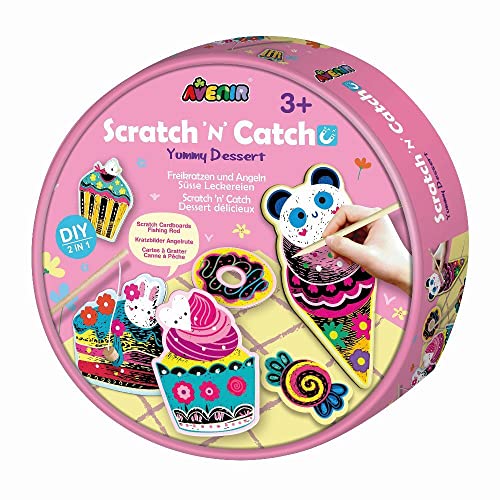 Avenir 6301789 Kratzbilder, Angelspiel, Süße Leckereien, DIY, 2-in-1 Kreativspiel ab 3 Jahren Avenir 6301789 Kratzbilder, Angelspiel, Süße Leckereien, DIY, 2-in-1 Kreativspiel ab 3 Jahren von Avenir