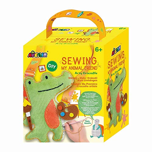 Avenir 6301817 DIY Nähset, Sewing Krokodil, Umhängetier, Bastelset für Kinder, Kreativset, ab 6 Jahren Avenir 6301817 DIY Nähset, Sewing Krokodil, Umhängetier, Bastelset für Kinder, Kreativset, ab 6 Jahren von Avenir