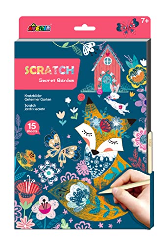 Avenir | A4 Rubbelbuch | Secret Garden | Kratz- und Bastelaktivität für Kinder ab 6 Jahren Avenir | A4 Rubbelbuch | Secret Garden | Kratz- und Bastelaktivität für Kinder ab 6 Jahren von Avenir