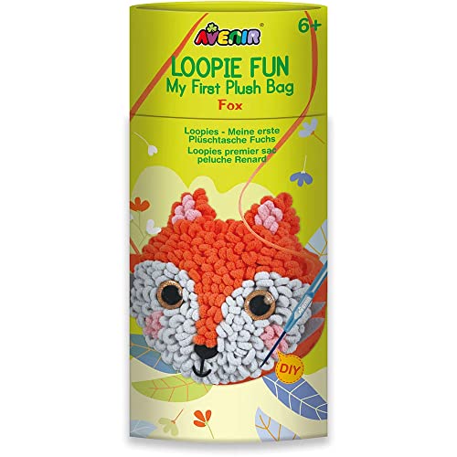 Avenir 6301751 Nähset, Plüschtasche in Schlaufen-Optik, Motiv Fuchs, Häkeln, Bastelset für Kinder, Kreativ-Set, ab 6 Jahren Avenir 6301751 Nähset, Plüschtasche in Schlaufen-Optik, Motiv Fuchs, Häkeln, Bastelset für Kinder, Kreativ-Set, ab 6 Jahren von Avenir