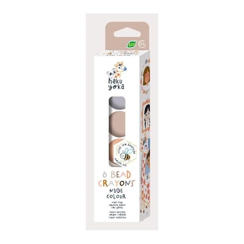 Haku Yoka 6303099 Kugel Wachsmalkreiden-Set, Natur, 6 Wachsmal-Kugeln in Haut-Farben, leicht zu greifen, ohne Abfärben, Wachsmalstifte für Kinder ab 3 Jahren Haku Yoka 6303099 Kugel Wachsmalkreiden-Set, Natur, 6 Wachsmal-Kugeln in Haut-Farben, leicht zu greifen, ohne Abfärben, Wachsmalstifte für Kinder ab 3 Jahren von Haku Yoka