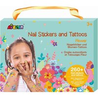 Nagelsticker & Tattoos Blumen von Avenir