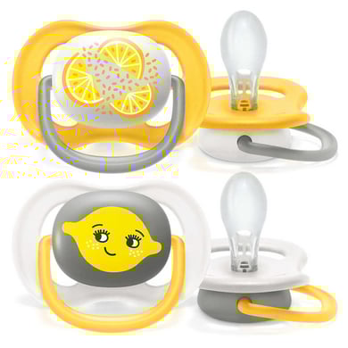 Philips Avent Schnuller ultra air SCF080/18 6-18m in gelb, 2 Stück von Avent