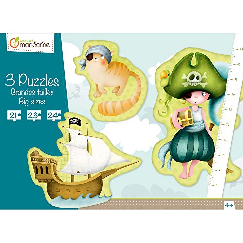 Avenue Mandarine 42433MD - Puzzle 3 Stück groß Piraten Avenue Mandarine 42433MD - Puzzle 3 Stück groß Piraten von Avenue Mandarine