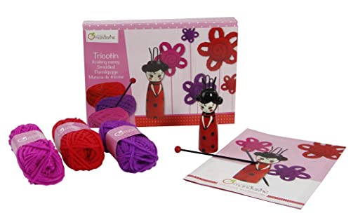 Avenue Mandarine 42710O Kreativbox (Strickliesel, für Kinder ab 7 Jahren) rot von Avenue Mandarine