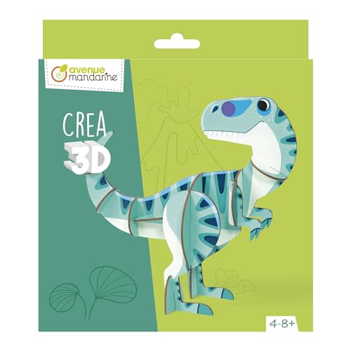 Avenue Mandarine PU029C – 3D-Dinosaurier-Dekoration, Volumenbau, Kinder ab 4 Jahren, 15 Teile zum Zusammenbauen Avenue Mandarine PU029C – 3D-Dinosaurier-Dekoration, Volumenbau, Kinder ab 4 Jahren, 15 Teile zum Zusammenbauen von Avenue Mandarine