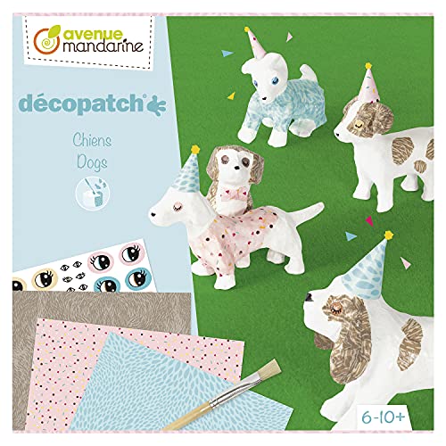 Avenue Mandarine KC134C - Kreativbox Décopatch, ideal ab 6 Jahren, Hunde, 1 Box Avenue Mandarine KC134C - Kreativbox Décopatch, ideal ab 6 Jahren, Hunde, 1 Box von Avenue Mandarine