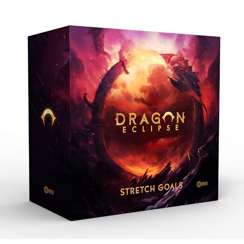Dragon Eclipse Stretch Goals Brettspiel-Erweiterung – Kooperative Kampagne mit Zwei neuen Szenarien für Kinder und Erwachsene, ab 12 Jahren, 1–2 Spieler, 60–120 Minuten Spielzeit, hergestellt von von Awaken Realms