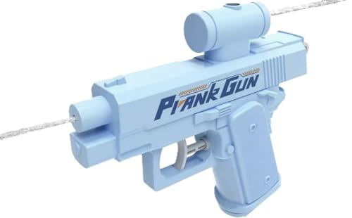 Prank Gun Water Wasserpistole Two-Way Watergun Squirt Creative Pranks Battle Toy Waters Guns Fight, Streich-Wasserpistole Spray from Front and Back für Büro und Schule (Blue,6 Stück) von Awlve
