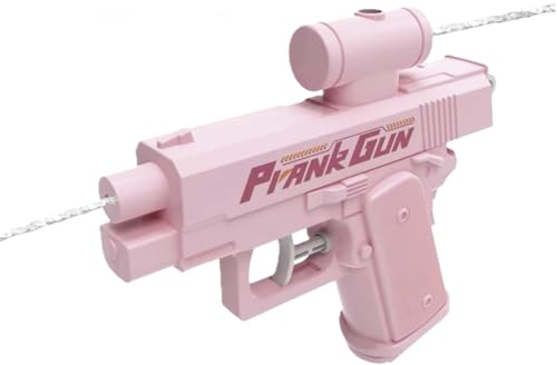 Prank Gun Water Wasserpistole Two-Way Watergun Squirt Creative Pranks Battle Toy Waters Guns Fight, Streich-Wasserpistole Spray from Front and Back für Büro und Schule (Pink,6 Stück) von Awlve