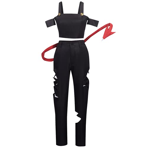 AwwwCos Helluva Boss Helluva Cosplay Kostüm Damen Outfits Komplettes Set Hotel Hallween L AwwwCos Helluva Boss Helluva Cosplay Kostüm Damen Outfits Komplettes Set Hotel Hallween L von AwwwCos