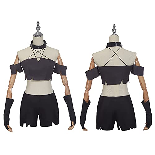 AwwwCos Helluva Boss Loona Cosplay Kostüm Frauen Tops Shorts Full Set Unisex Outfits Halloween Cosplay Requisiten M AwwwCos Helluva Boss Loona Cosplay Kostüm Frauen Tops Shorts Full Set Unisex Outfits Halloween Cosplay Requisiten M von AwwwCos