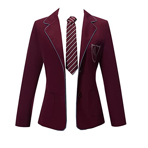 AwwwCos Top Tie Only Matilda the Musical Cosplay Red Costume School Jacket Girl JK Uniform Party Outfit Women AwwwCos Top Tie Only Matilda the Musical Cosplay Red Costume School Jacket Girl JK Uniform Party Outfit Women von AwwwCos