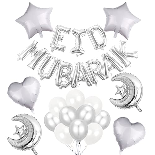 28 Teile/satz Eid Ballon Party Fotografie Requisiten Ornamente Liefert Für Hochzeit Urlaub Partei Hintergrund Dekoration Eid Ballon Set von Awydky