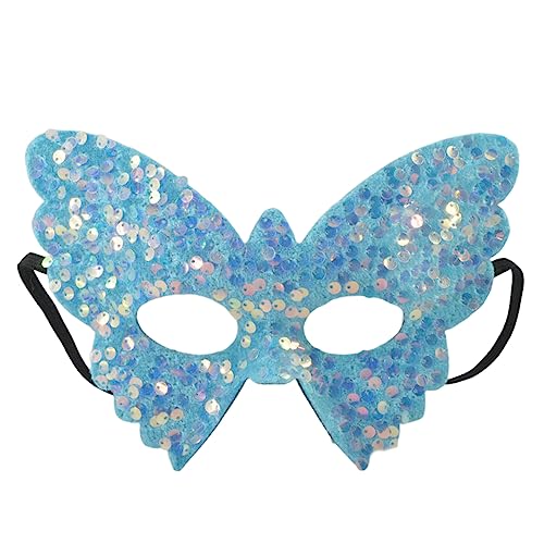 Awydky Maskerade-Maske für Damen, Pailletten, Schmetterlingsmaske, Prinzessinnen-Party-Maske, hübsche Venedig-Halbgesichtsmaske, Halloween-Maske, halbe Gesichtsmaske für Frauen, Schmetterlingsmaske, von Awydky