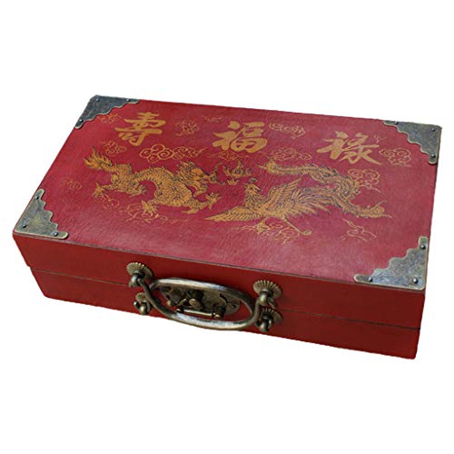 Chinesische Terrakotta, Vintage-Schachspiel, für 32 Schachspiele, Holz, Tischspiele, Geschenk, Brettspiele für Kinder von 8 bis 12 Jahren von Awydky