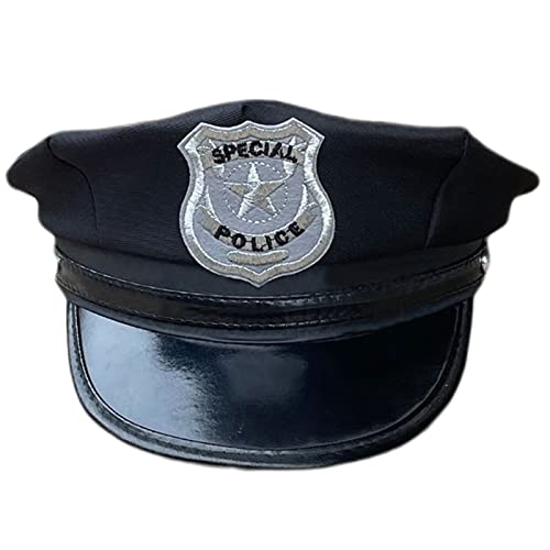 Cop Hut Cosplay Cop Hüte Cop Kostüm Hut Erwachsene Cosplay Kostüm Cop Hüte Kostüm Zubehör für Herren von Awydky