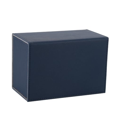Axaooqeld Kartenspielbox, Premium-Kartenbox mit Aufklappbarem Würfelfach, Aufbewahrungsbox für Kartenspiele für Sport, Spielkarten, Einfach zu Verwenden, Blau Axaooqeld Kartenspielbox, Premium-Kartenbox mit Aufklappbarem Würfelfach, Aufbewahrungsbox für Kartenspiele für Sport, Spielkarten, Einfach zu Verwenden, Blau von Axaooqeld