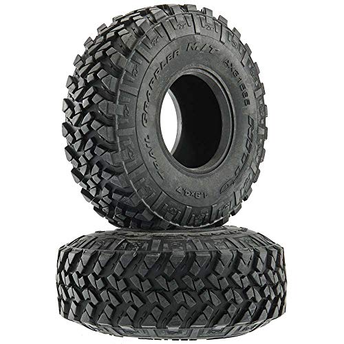 1/10 Nitto Trail Grappler R35 Compound 1.9 Reifen mit Einsätzen (2) von Axial