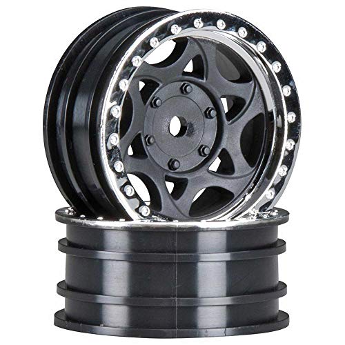 1/10 Walker Evans Street 1.9 Rollen, 12 mm Hex, Schwarz Chrom (2) von Axial
