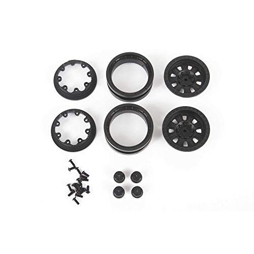 1.9 Raceline Monster Beadlock Rollen, schwarz (2) von Axial