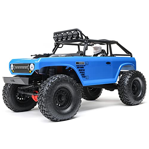 Axial 1/10 SCX10 II Deadbolt 4WD Brushed RTR, Blue von Axial