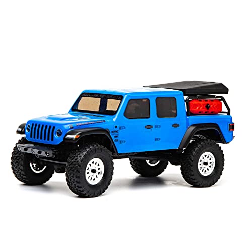 Axial 1/24 SCX24 Jeep JT Gladiator 4WD Rock Crawler Brushed RTR, Grey/Silver von Axial
