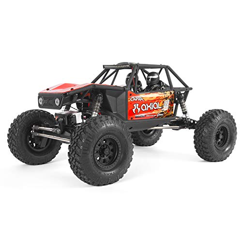 Axial AXI03000BT1 1/10 Capra 1.9 Unlimited 4WD Trail Buggy gebürstet RTR RC Crawler, rot von Axial