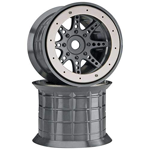 Axial AXIC8042 AX8042 Oversize Beadlock 8-Spoke Blk (2), Multi von Axial