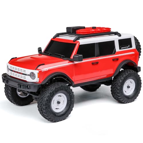 Axial SCX24 Ford Bronco Heritage Edition 4X4 Ready to Run RC Rock Crawler, 1:24, Bürstenmotor, Offroad Truck, ferngesteuert, extra viel Drehmoment, inkl. Akku und Ladegerät, Rot Axial SCX24 Ford Bronco Heritage Edition 4X4 Ready to Run RC Rock Crawler, 1:24, Bürstenmotor, Offroad Truck, ferngesteuert, extra viel Drehmoment, inkl. Akku und Ladegerät, Rot von Axial